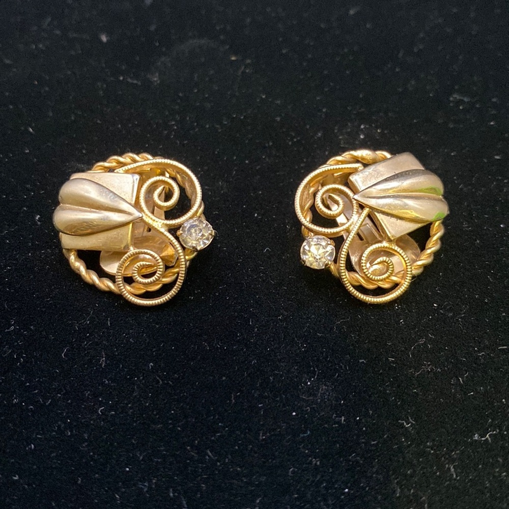 Triad Clip Earrings